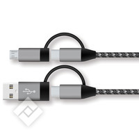 WEFIX CABLE 4IN1 USB/USB-C BK