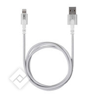 XTORM USBA-LIGHT 1M CABLE WHITE