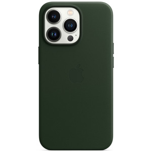 APPLE IPHONE 13 PRO LEATHER CASE MAGSAFE - SEQUOIA GREEN