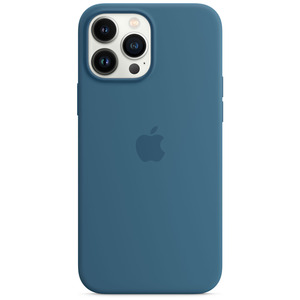 APPLE IPHONE 13 PRO MAX SILICONE CASE MAGSAFE – BLUE JAY