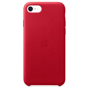 APPLE IPH 8/SE LEATHER CASE RED