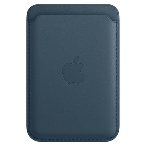 APPLE IPHONE LEATHER WALLET WITH MAGSAFE - BALTIC BLUE
