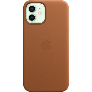 APPLE IPHONE 12/12 PRO LEATHER CASE WITH MAGSAFE SADDLE BROWN