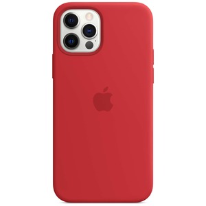 APPLE IPHONE 12/12 PRO SILICONE CASE WITH MAGSAFE (PRODUCT) RED