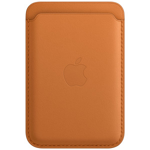 APPLE IPHONE LEATHER WALLET MAGSAFE - GOLDEN BROWN