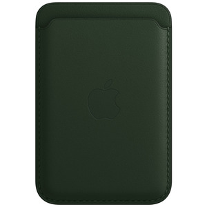 APPLE IPHONE LEATHER WALLET MAGSAFE - SEQUOIA GREEN
