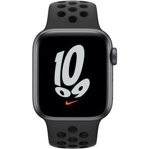 APPLE WATCH NIKE SE (2021) GPS 40MM SPACE GREY ALU,  ANTHRACITE/BLACK NIKE SPORT BAND (MKQ33NF/A)