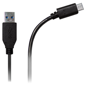 AZURI SYNC&CHARGE CABLE USB/USB C BLACK