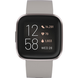 FITBIT VERSA 2 STONE/MIST GREY ALUMINIUM bij Vanden Borre: gemakkelijk  vergelijken en aankopen !