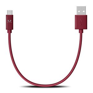 FRESH 'N REBEL USB-USB-C 0.2M RUBY RED