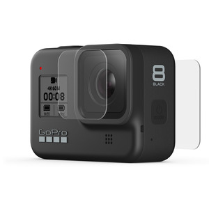 GOPRO TEMPERED GLASS LENS + SCREEN PROTECTORS FOR HERO 8