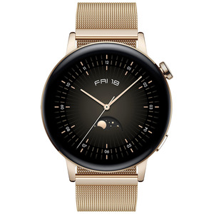 HUAWEI GT3 42MM LIGHT GOLD/LIGHT GOLD MILANESE STRAP