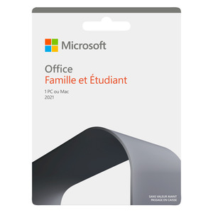 MICROSOFT OFFICE HOME & STUDENT 2021 FR