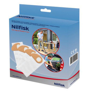 10 Sacs aspirateur pour Nilfisk Aspirateur Buddy II - 12/18 / 12L / 18L INOX alternative à l