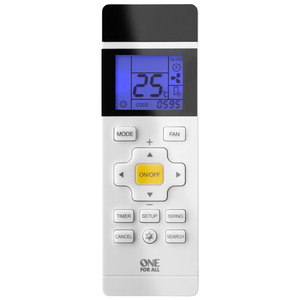 ONE FOR ALL AIR CONDITIONING UNIVERSAL REMOTE URC-1035