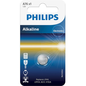 PHILIPS ALKALINE V13GA LR44 X1