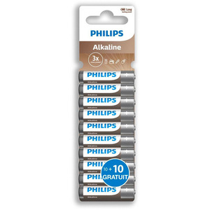 PHILIPS ALKALINE AAA LR03 10+10