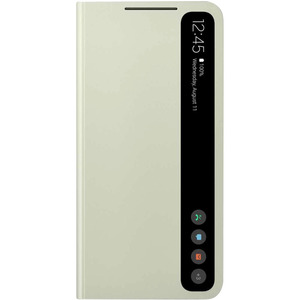 SAMSUNG CLEAR VIEW COVER OLIVE GREEN FOR GAL S21 FE (5G)