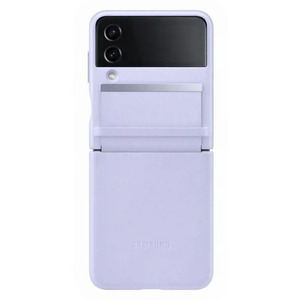 SAMSUNG FLAP LEATHER COVER SERENITY PURPLE FOR GALAXY Z FLIP4 5G