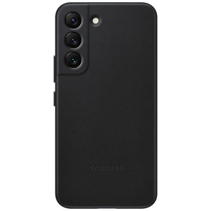 SAMSUNG LEATHER COVER BLACK S22