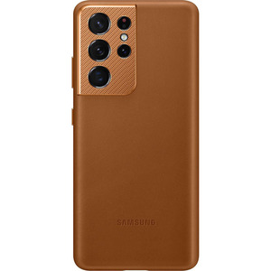 SAMSUNG LEATHER COVER S21U BROWN