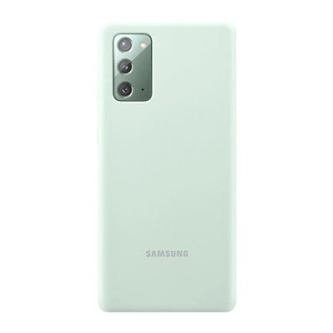 SAMSUNG SILICONE COVER  GREEN NOTE 20