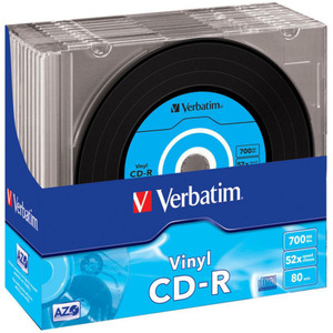VERBATIM CD-R VINYL X10 52X