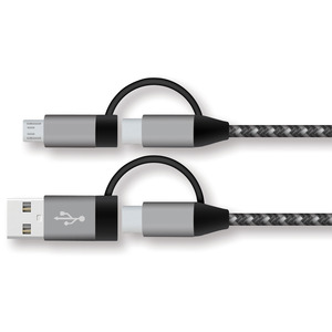 WEFIX CABLE 4IN1 USB/USB-C BK