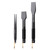 BORETTI Ensemble de pinces  barbecue 3 pices