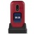 DORO 6060 - Eenvoudige 2G Klaptelefoon met GPS positionering en extern display Rood-Wit