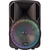 PARTY DRAAGBARE LUIDSPREKER 38cm - 800W MET USB, BLUETOOTH, FM en VHF MICROFOON  (PARTY-15RGB)