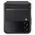 SAMSUNG FLAP LEATHER COVER BLACK FOR GALAXY Z FLIP4 5G