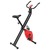 VIDAXL Vlo d'appartement magntique et mesure du pouls Noir et rouge