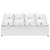 VIDAXL Rcipient Gastronorm avec 8 bacs GN 1/6 Acier inoxydable