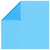 VIDAXL Zwembadzeil rechthoekig 300 x 200 cm PE blauw