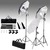 VIDAXL Studioverlichtingsset 24 watt inclusief statieven en paraplu's