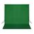 VIDAXL Achtergrond chromakey 300x300 cm katoen groen