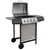 VIDAXL Barbecue gril  gaz avec 4 brleurs Noir et argent