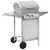 VIDAXL Barbecue  gaz avec 2 zones de cuisson Acier Argent