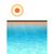 VIDAXL Zwembadzeil rechthoekig 732 x 366 cm PE blauw