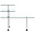 VIDAXL tagre d'angle de cuisine  3 niveaux Verre tremp