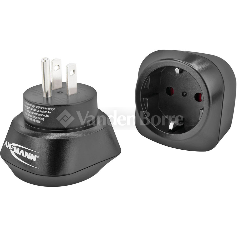 ANSMANN TRAVEL ADAPTER EUUS Vanden Borre