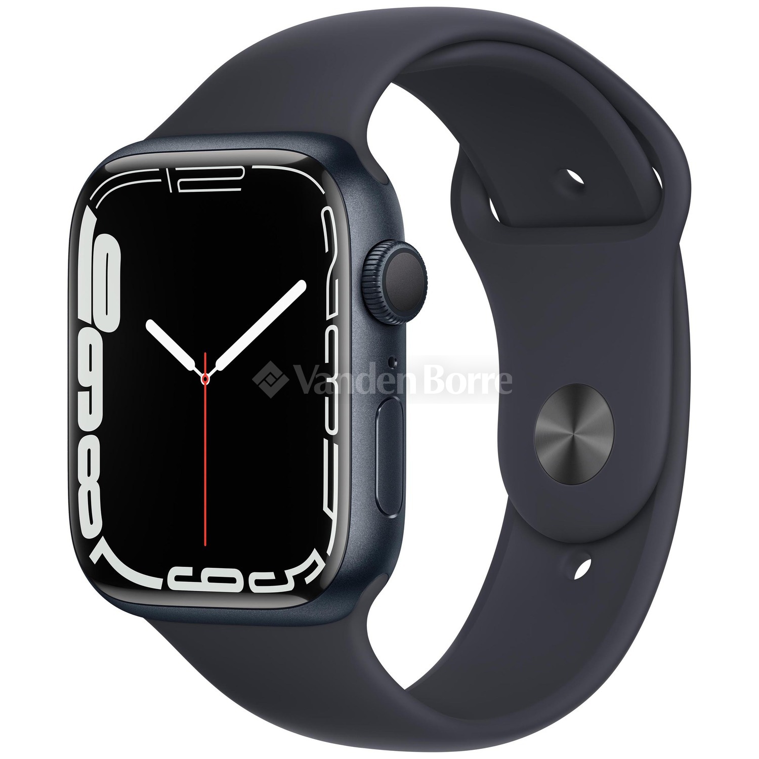 APPLE WATCH SERIES 7 GPS 45MM MIDNIGHT ALU CASE WITH MIDNIGHT SPORT BAND  REGULAR | Vanden Borre