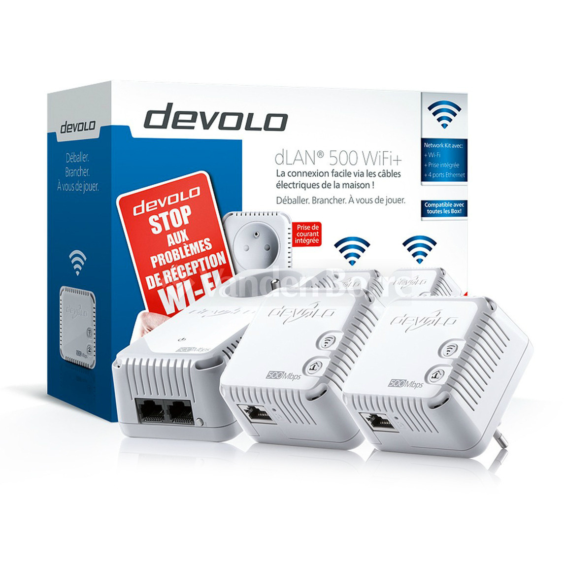 Devolo Dlan 500 Wifi Haus Blinkt Grün DEVOLO DLAN500 WIFI 3 KIT bij Vanden Borre: gemakkelijk vergelijken en