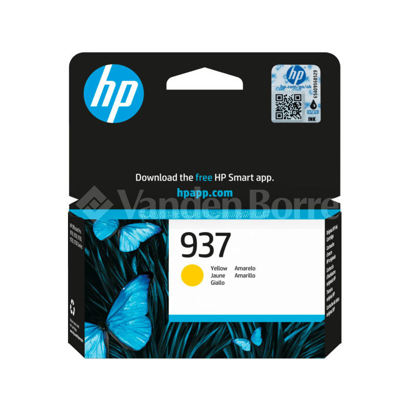 HP 937 CMYK Original Ink Cartridge 4-Pack