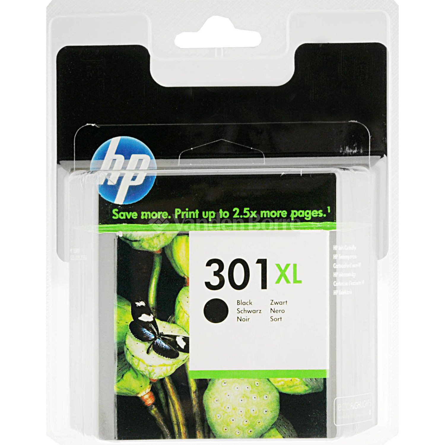 Smelten Oneffenheden ontvangen HP INKTCARTRIDGE 301 XL BLACK - HP Instant Ink | Vanden Borre