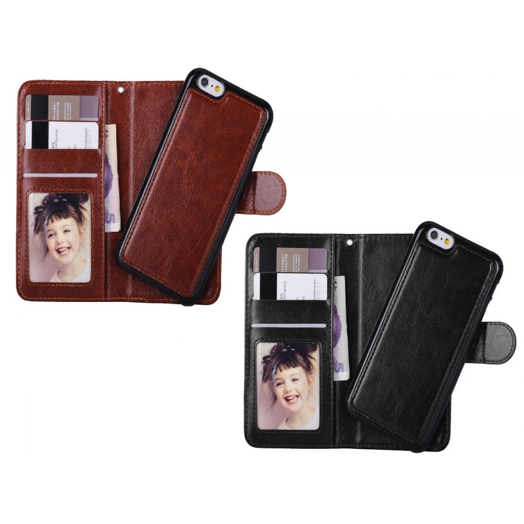 Prijs Scheur Bedienen i12Cover Luxe Iphone 5s Wallet Case met uitneembare houder | Vanden Borre