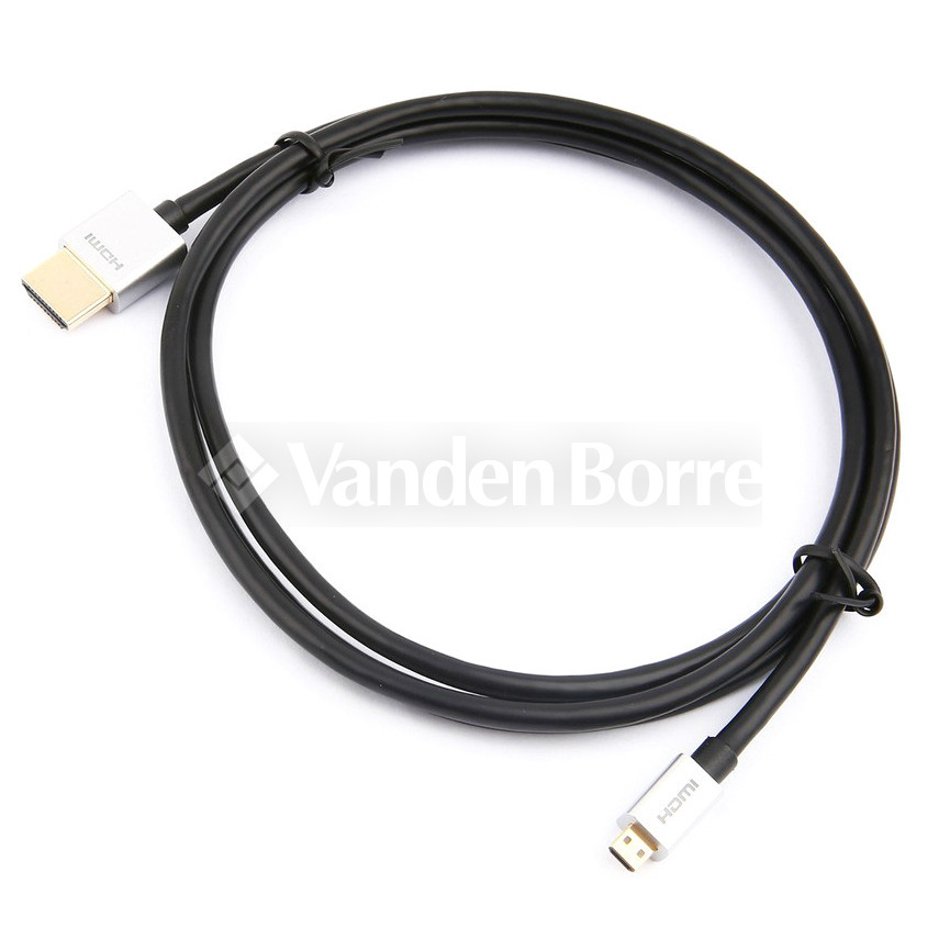 JVC MICRO HDMI TO HDMI CABLE 1.5M GOLD Vanden Borre
