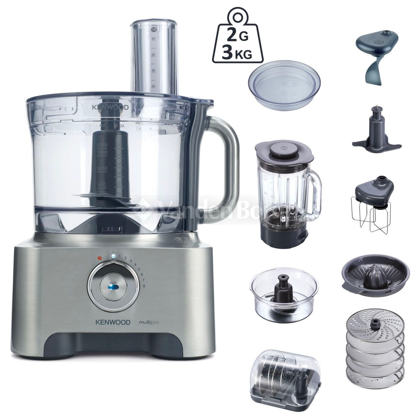 Accessorio Frullatore Kenwood Bicchiere Caraffa In Vetro Per