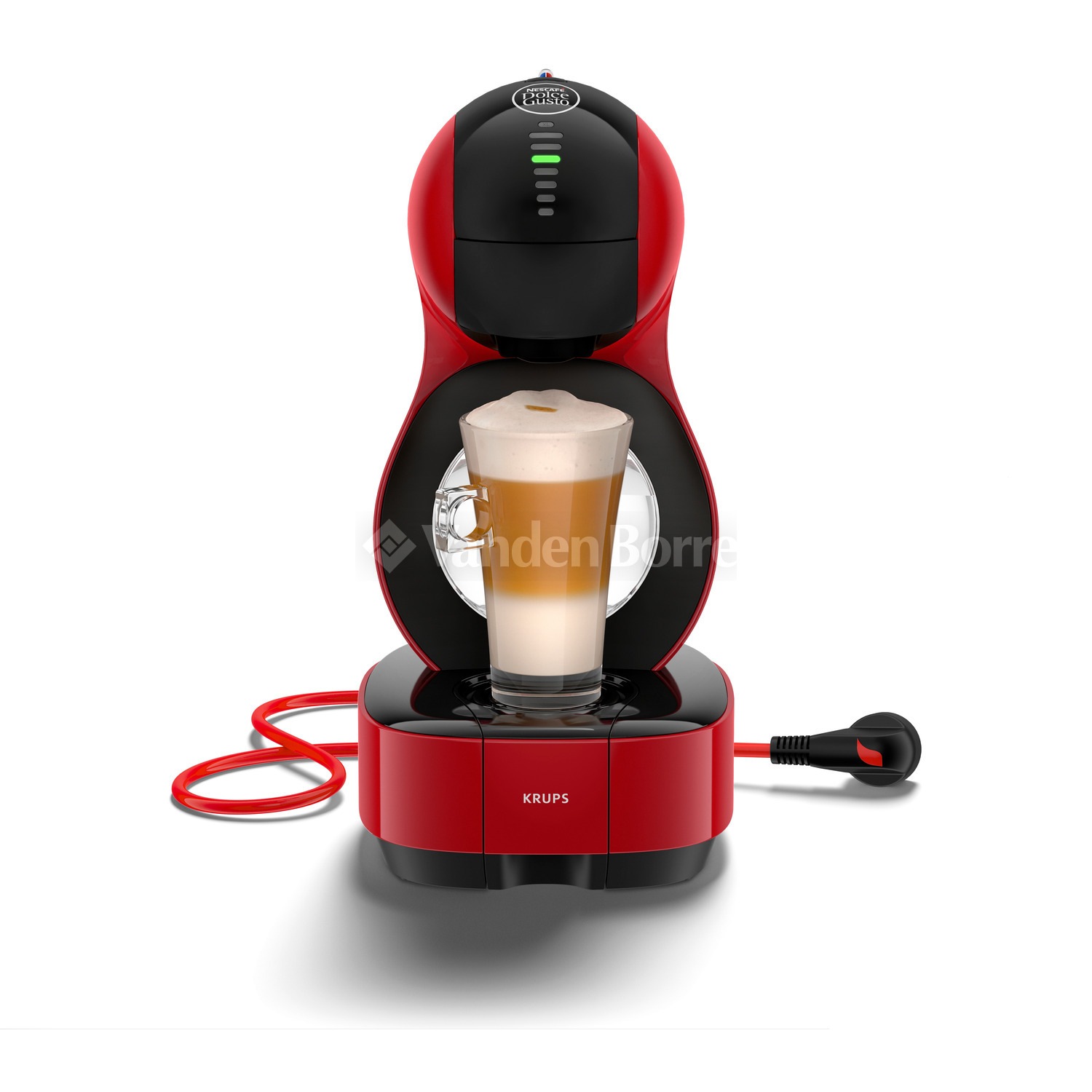 KRUPS DOLCE GUSTO LUMIO RED KP130510 bij Vanden Borre gemakkelijk